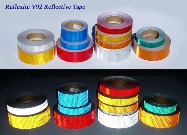 reflective bollard tape